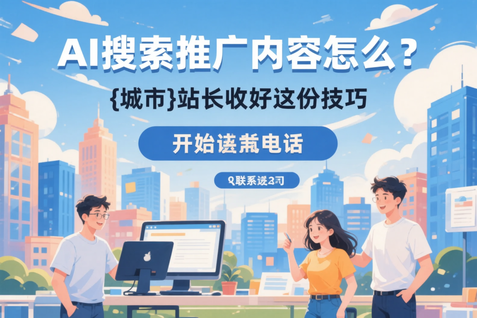 AI搜索推广内容怎么写？江门站长收好这份技巧