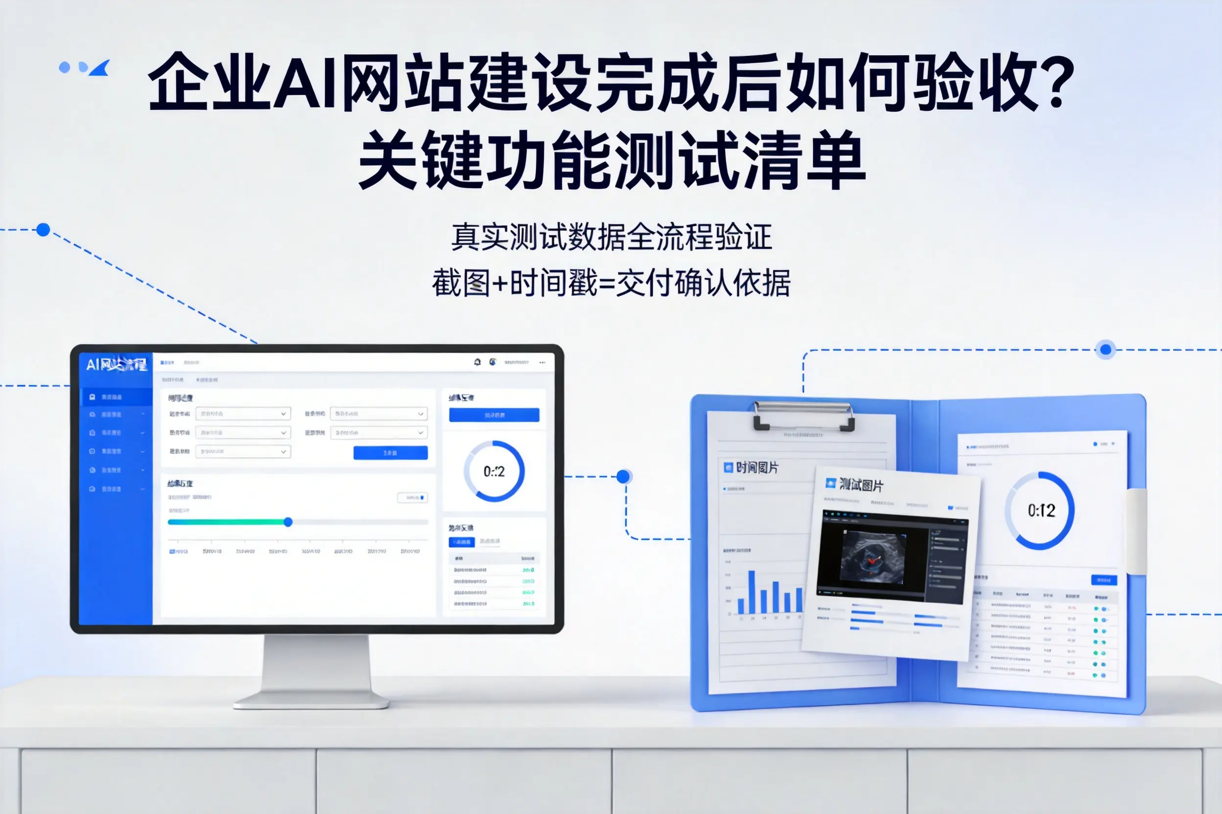 江门企业AI网站建设完成后如何验收？关键功能测试清单