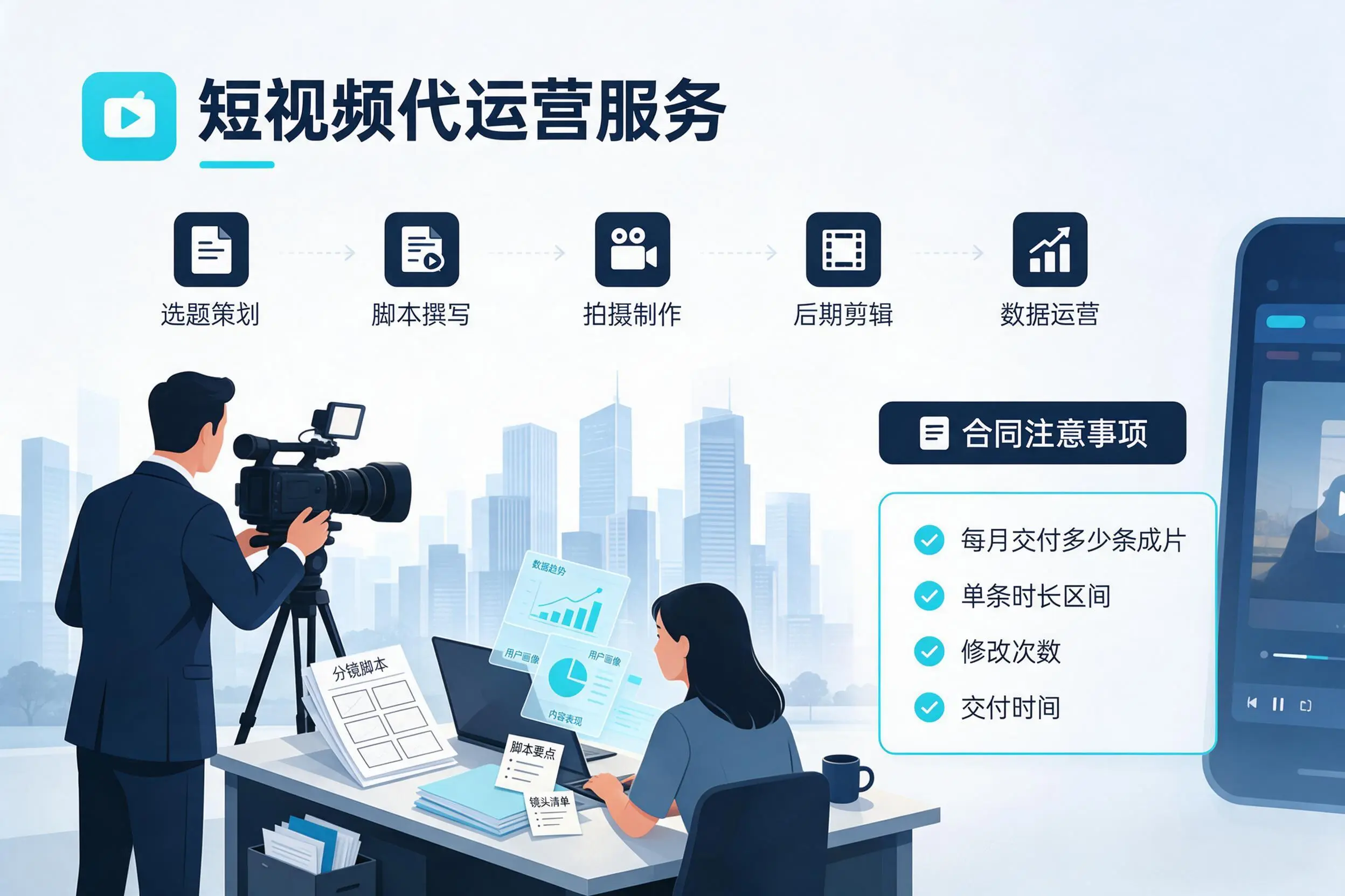 短视频代运营包含哪些服务？江门企业常见问题科普