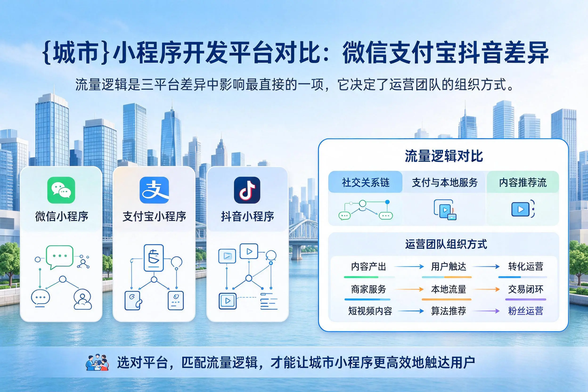 江门小程序开发平台对比:微信支付宝抖音差异