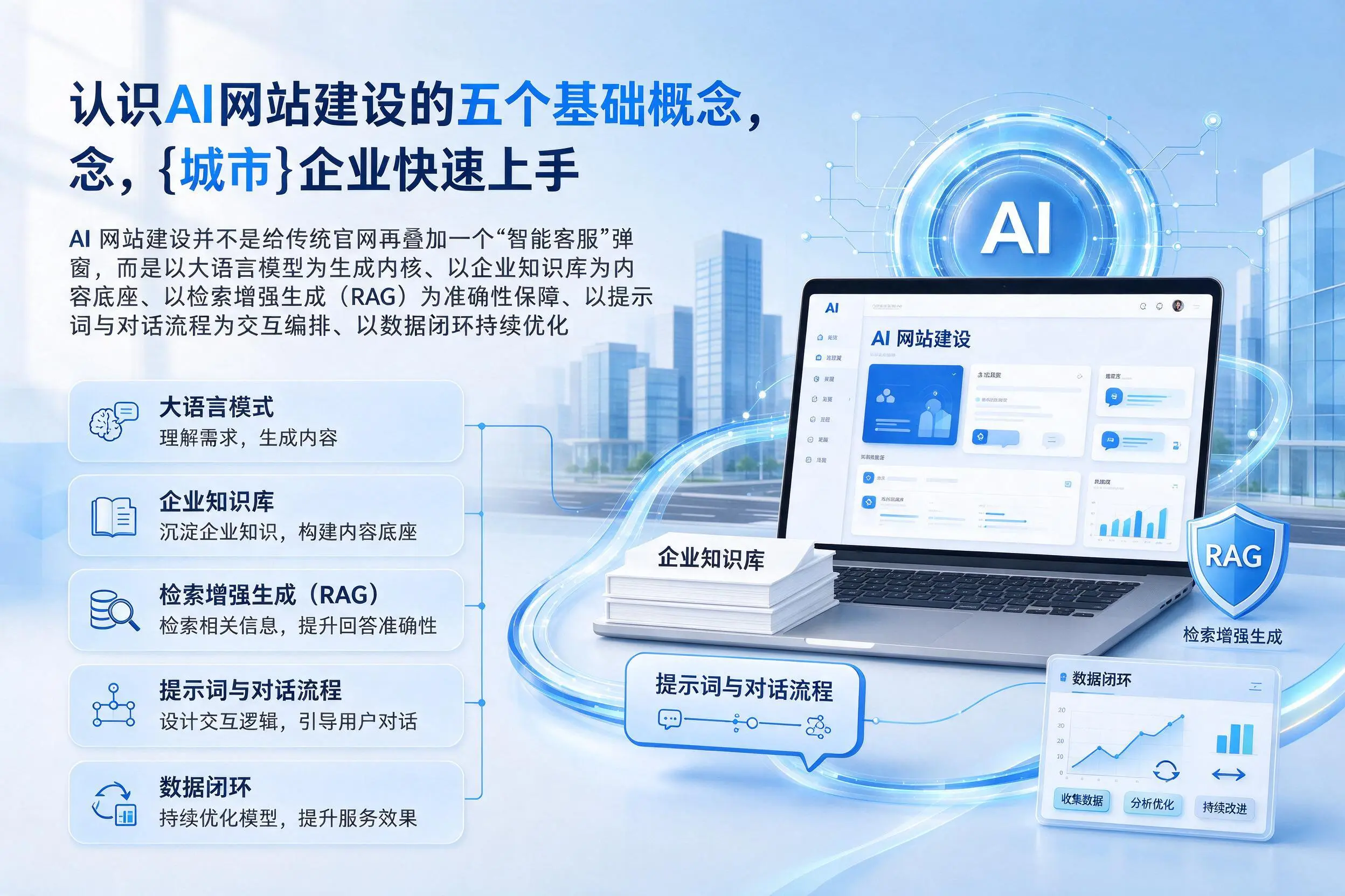 认识AI网站建设的五个基础概念，江门企业快速上手