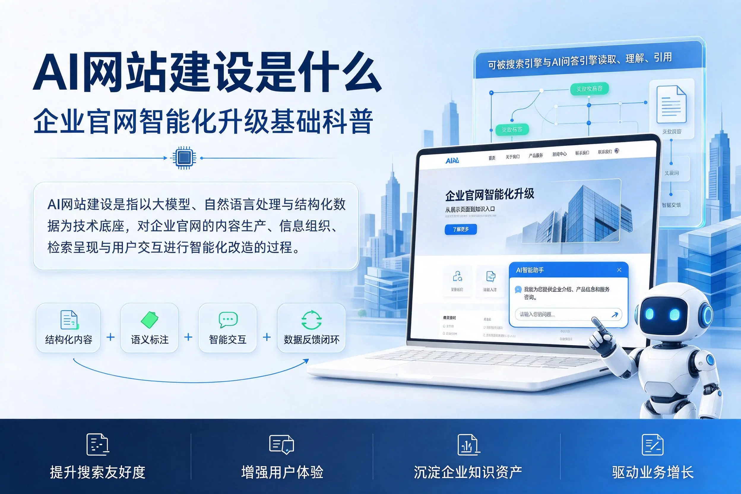 AI网站建设是什么:江门企业官网智能化升级基础科普