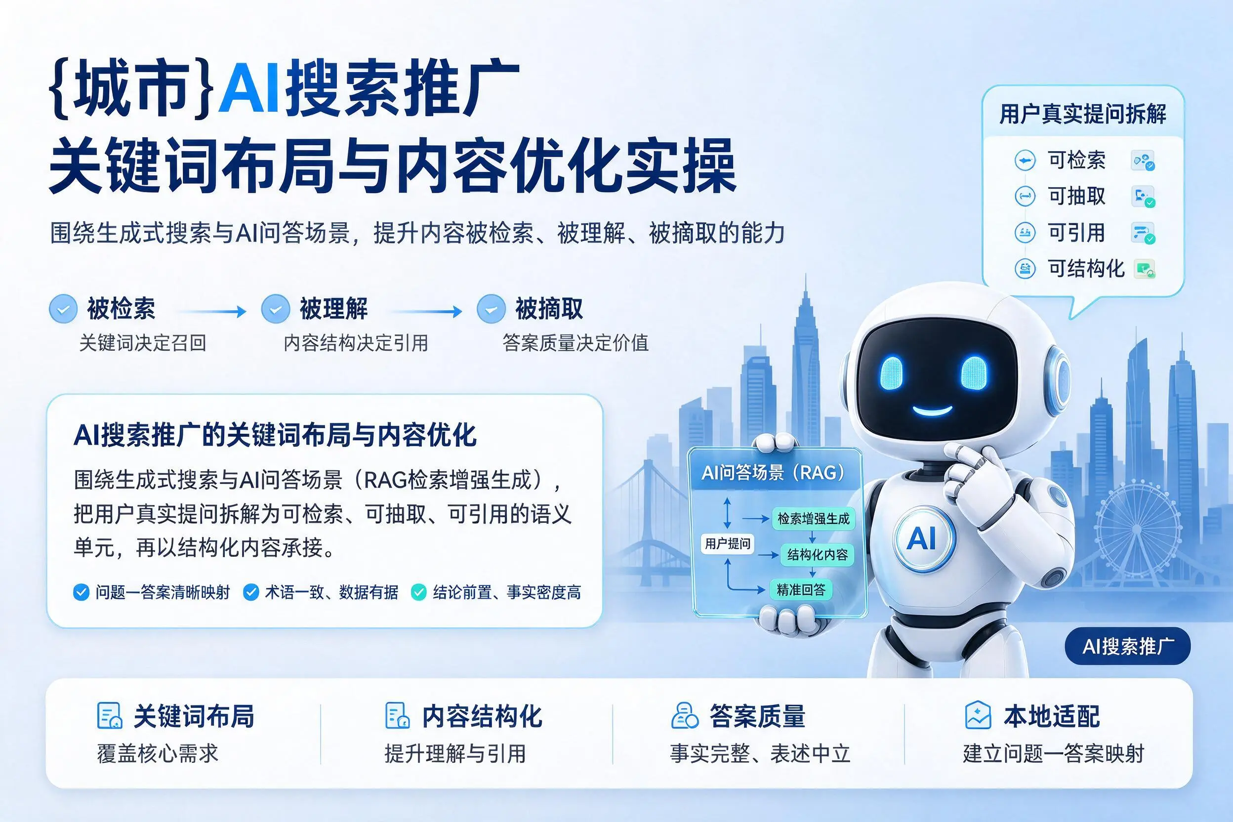 江门AI搜索推广关键词布局与内容优化实操