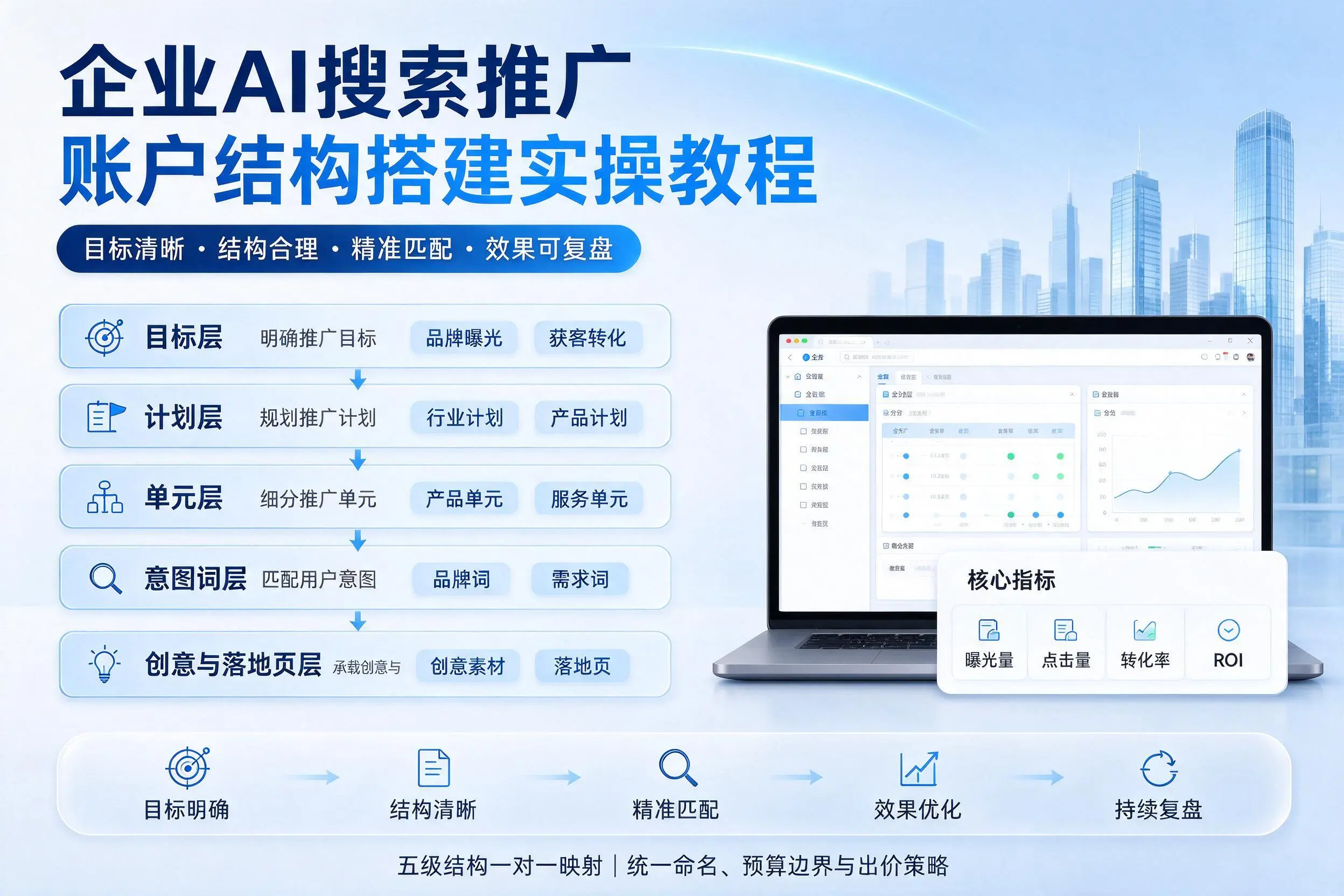 江门企业AI搜索推广账户结构搭建实操教程
